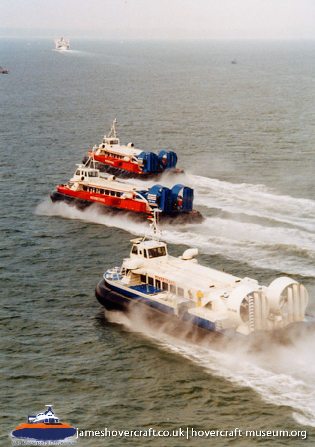 AP1-88 hovercraft promotional day by BHC -  (credit: The <a href='http://www.hovercraft-museum.org/' target='_blank'>Hovercraft Museum Trust</a>).
